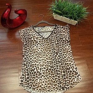 Express Leopard  Print Top